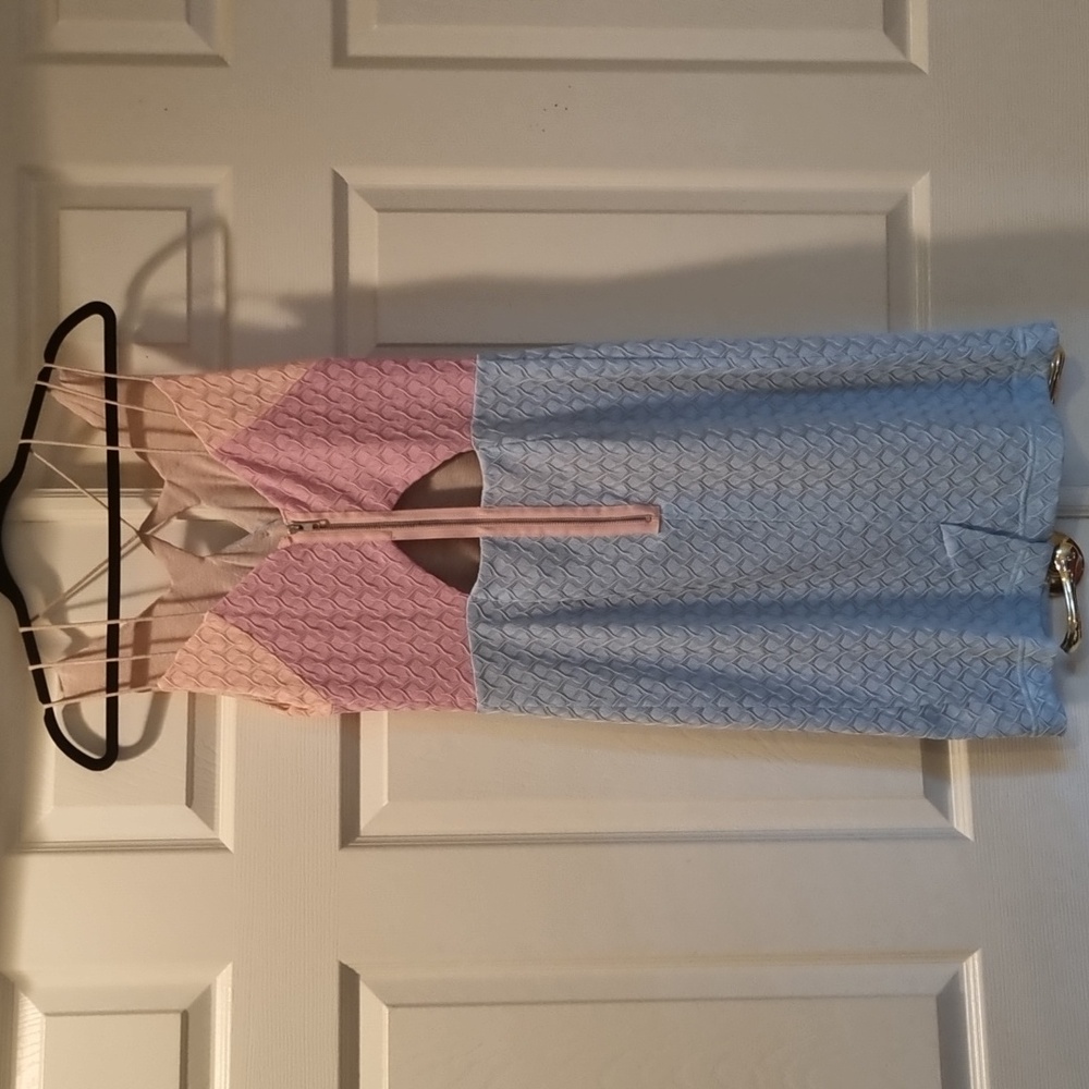 Greylin Knit Midi Colorblock Dress Size Medium - Picture 6 of 14
